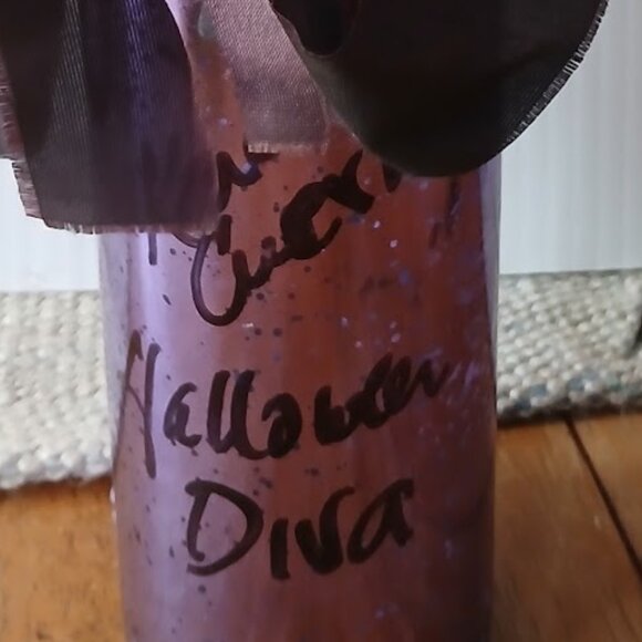 Apothecary Halloween bottle, altered art potion bottles, mixed media apothecary - Picture 9 of 9